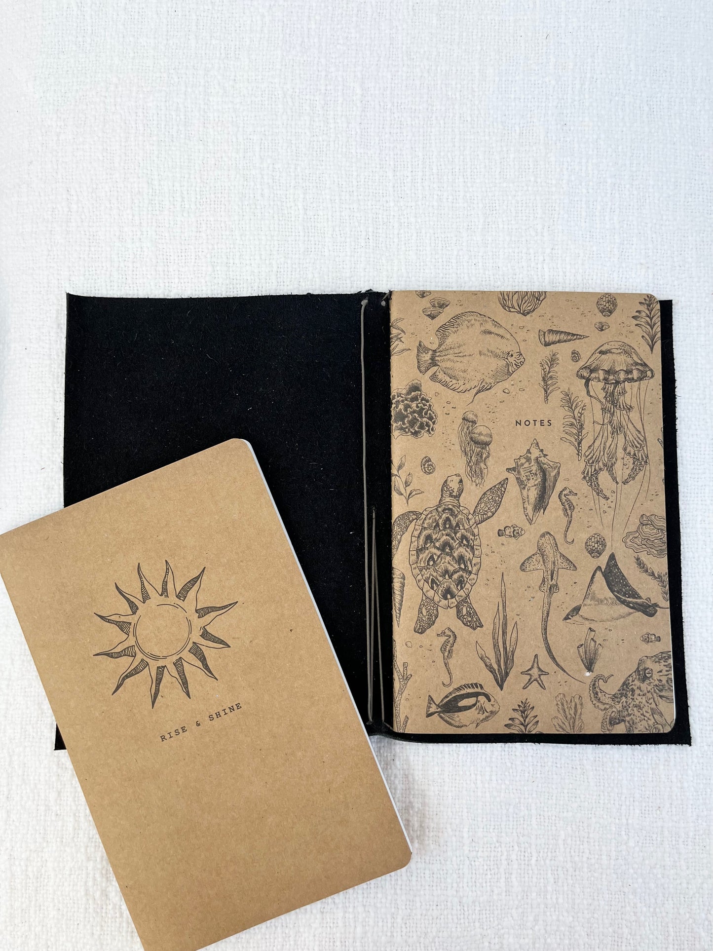 Refillable Leather Journal