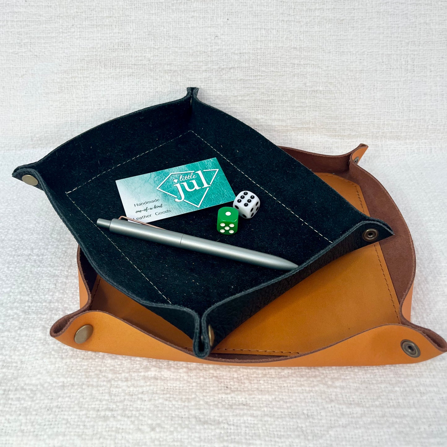 Leather Valet Tray